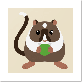 Gerbil Eating Grapes Posters and Art